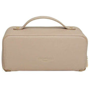 Alice Wheeler London Beige Luxury Travel Train Case