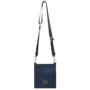 Alice Wheeler London Navy Bloomsbury Crossbody Bag