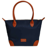 Alice Wheeler London Navy Shoreditch Medium Tote Bag