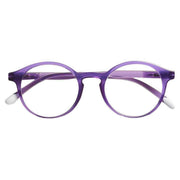 Barner Purple Le Marais Glossy Blue Light Reading Glasses