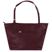 David Jones Burgundy Medium Shopper Bag