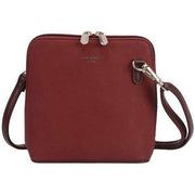 David Jones Burgundy Small Dome Crossbody Bag