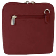 David Jones Burgundy Small Dome Crossbody Bag