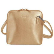 David Jones Gold Small Dome Crossbody Bag