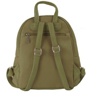 David Jones Green Front Pocket Backpack