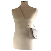 David Jones Grey Small Turnlock Shoulder Bag