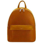 David Jones Yellow Front Pocket Backpack