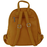 David Jones Yellow Front Pocket Backpack