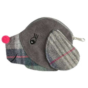 Earth Squared Grey Tweed Dog Purse