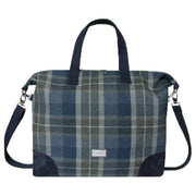 Earth Squared Navy Tweed Weekend Bag