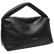 Every Other Black Wide Puffy Slouch Shoulder Bag