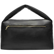 Every Other Black Wide Puffy Slouch Shoulder Bag