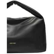 Every Other Black Wide Puffy Slouch Shoulder Bag