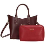 Every Other Burgundy Twin Strap Medium Grab Bag