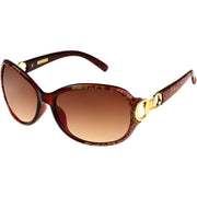 Foster Grant Brown 2.0 Glam Oval Sunglasses