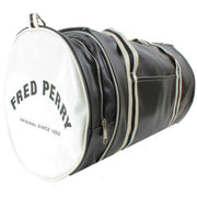 Fred Perry Black Large Classic Barrel Bag