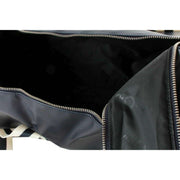 Fred Perry Black Large Tonal Barrel Bag