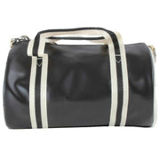 Fred Perry Black Mini Classic Barrel Bag