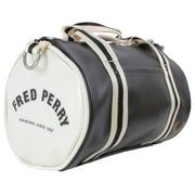 Fred Perry Black Mini Classic Barrel Bag