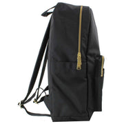 Fred Perry Black Textured Nylon Backpack