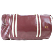 Fred Perry Red Classic Barrel Bag