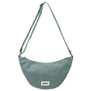 Hindbag Blue Andrea Half Moon Bag