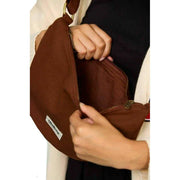 Hindbag Brown Andrea Half Moon Bag