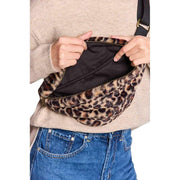 Hindbag Brown Olivia Faux Leopard Classic Bum Bag