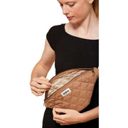 Hindbag Brown Olivia Quilted Bum Bag