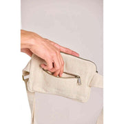 Hindbag Cream Harry Rectangular Bum Bag