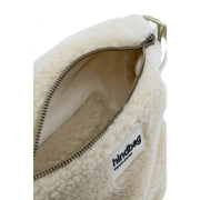 Hindbag Cream Sasha Large Teddy Bum Bag