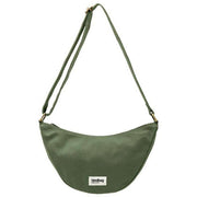 Hindbag Green Andrea Half Moon Bag