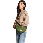 Hindbag Green Andrea Half Moon Bag