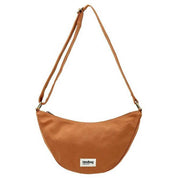 Hindbag Orange Andrea Half Moon Bag