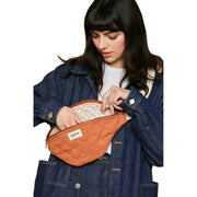 Hindbag Orange Olivia Quilted Bum Bag