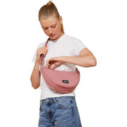 Hindbag Pink Andrea Half Moon Bag