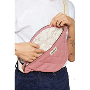 Hindbag Pink Olivia Quilted Bum Bag