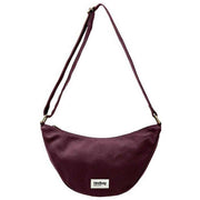 Hindbag Purple Andrea Half Moon Bag