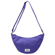 Hindbag Purple Andrea Half Moon Bag