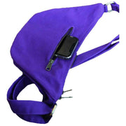 Hindbag Purple Andrea Half Moon Bag