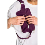 Hindbag Purple Harry Rectangular Bum Bag