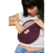 Hindbag Purple Olivia Quilted Bum Bag