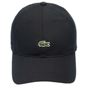 Lacoste Black Cotton Twill Cap