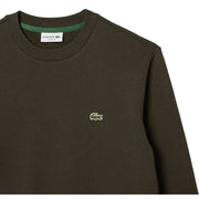 Lacoste Green Organic Brushed Cotton Sweatshirt