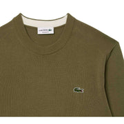 Lacoste Green Organic Cotton Crew Neck Sweater