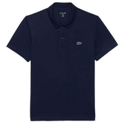 Lacoste Navy Regular Fit Cotton Blend Knit Polo