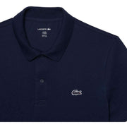 Lacoste Navy Regular Fit Cotton Blend Knit Polo