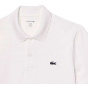 Lacoste White Regular Fit Cotton Blend Knit Polo