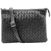 Lappella Black Yasmin Crossbody Clutch Bag