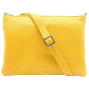 Lappella Yellow Yasmin Crossbody Clutch Bag